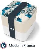 Monbento MB Square Bento-Box Graphic blue wax