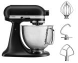 KitchenAid Küchenmaschine ARTISAN 5KSM156 in mattschwarz, 4,8 L