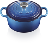 Le Creuset Bräter Signature rund in azure