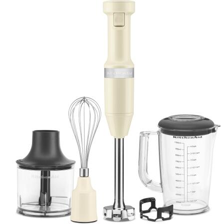 KitchenAid Stabmixer Set in creme, kabelgebunden