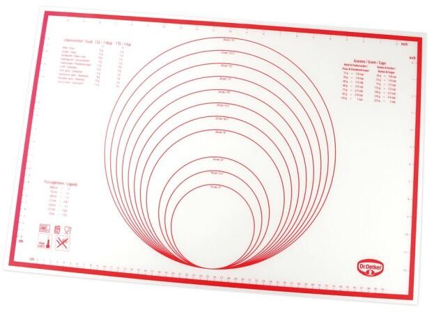 Dr. Oetker Ausrollmatte aus Silikon