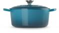 Le Creuset Bräter Signature rund in deep teal