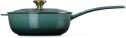 Le Creuset Stielkasserolle Holly Tradition in artichaut