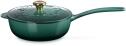 Le Creuset Stielkasserolle Holly Tradition in artichaut