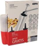 GEFU Set: Backpresse COOKIE + Backmatte aus Silikon