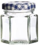 Kilner 6-eckiges Einmachglas mit Drehverschluss Glas