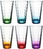 Leonardo Trinkglas OPTIC 6 Stück farbig sortiert 300 ml