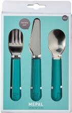 Mepal Kinder-besteckset mio 3-teilig - deep turquoise