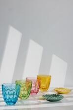 La Rochère Becher LILY aus Glas in kiwi, 6er Set