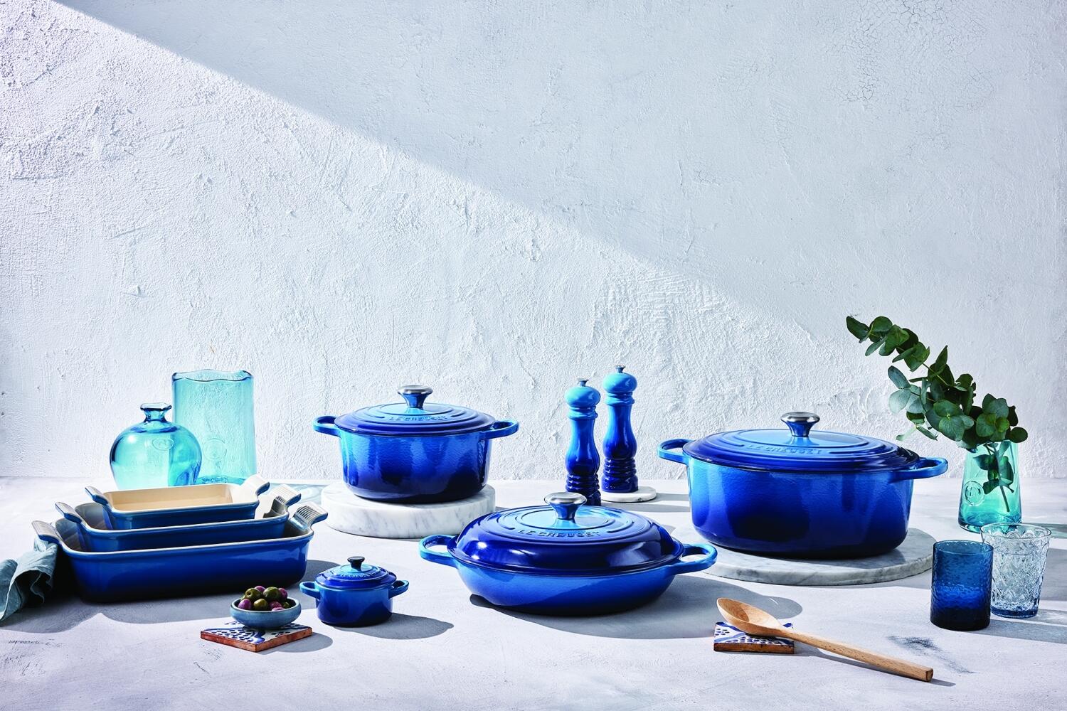 Le Creuset Les Céramiques 79212102200100 mini-cocotte set, Azure