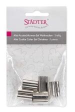 Städter Ausstechform Weihnachten 1,5 cm Mini Set, 5-teilig