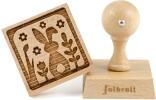 Folkroll Keks-Stempel Osterhase, quadratisch 55 x 55 mm