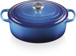 Le Creuset Bräter Signature oval in azure