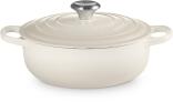 Le Creuset Sauteuse Signature aus Gusseisen in meringue