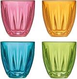 La Rochère Becher LILY aus Glas, 4er Set farbig