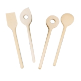 Städter Holzserie Kochlöffel 16 cm Set, 4-teilig