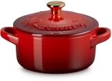 Le Creuset Mini Cocotte Holly in kirschrot