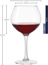 Leonardo Burgunderglas CIAO+ 630 ml, 6er-Set