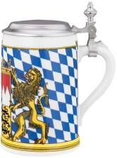 Seltmann Weiden Bierkrug mit Deckel 0,75 l, Bayern