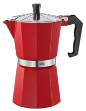 Cilio Espressokocher Aluminium Classico in rot