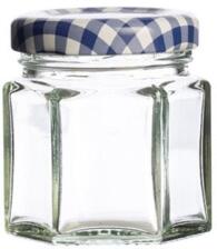 Kilner 6-eckiges Einmachglas mit Drehverschluss Glas