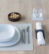 Lind DNA Tischset Square L Serene, 4er-Set in Cream