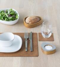 Lind DNA Tischset Rectangle M Hippo, 4er-Set in Nature