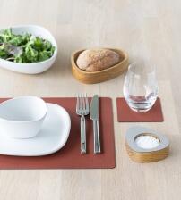 Lind DNA Tischset Rectangle M Nupo, 4er-Set in Sienna