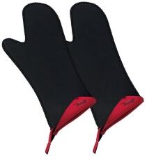 Spring Handschuh Grips lang in schwarz-rot, 1 Paar