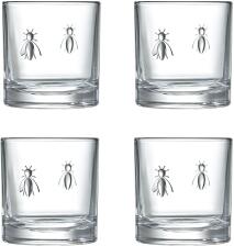 La Rochère Whiskyglas Abeille, 4er-Set