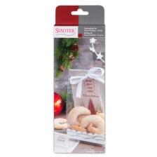 Städter Pralinenhelfer Yummy Christmas 9 x 25 cm Transparent Set, 24-teilig