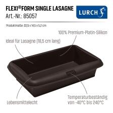 Lurch Flexiform Lasagne Single 18cm braun