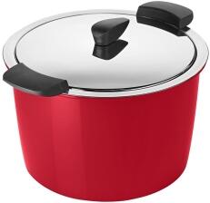 Kuhn Rikon Hotpan Servierkochtopf in rot, 5 L