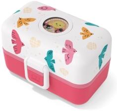 Monbento MB Tresor Bento-Box in rosa Birds