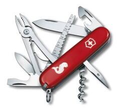 Victorinox Offiziersmesser Angler rot