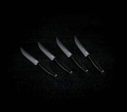 Kuhn Rikon COLORI® Titanium Steakmesser Set