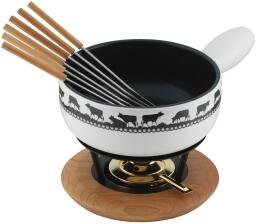 Kuhn Rikon Käsefondue Set Induktion Goldglocke 23cm