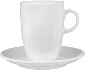 Seltmann Weiden VIP. Milchkaffeetasse 0,36 m. Untertasse, weiß