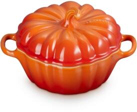 Le Creuset Kürbisförmchen mit Deckel, 350 ml in ofenrot