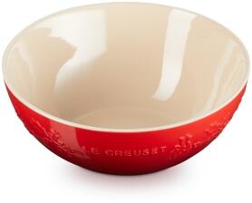 Le Creuset Servierschüssel Holly in kirschrot