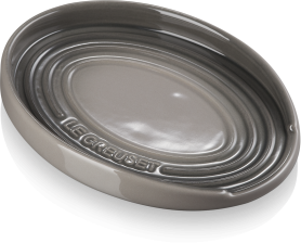 Le Creuset Löffelablage oval, 16 cm in flint