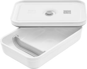 Zwilling 2-in-1-Vakuum-Lunchbox L, Fresh & Save, 1000 ml, Weiß-grau