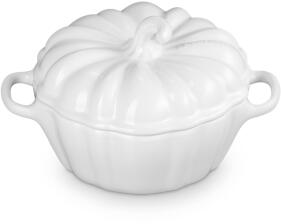 Le Creuset Kürbisförmchen mit Deckel, 350 ml in white