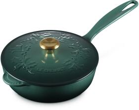 Le Creuset Stielkasserolle Holly Tradition in artichaut