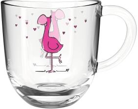 Leonardo Tasse BAMBINI 280 ml Flamingo, 6er-Set