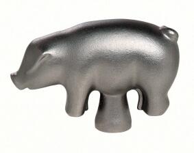 Staub Tierknopf Schwein