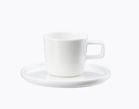 ASA Kaffeetasse mit Unterer OCO in weiß glänzend