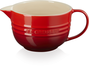 Le Creuset Rührschüssel mit Henkel in kirschrot