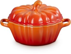 Le Creuset Kürbisförmchen mit Deckel, 350 ml in ofenrot