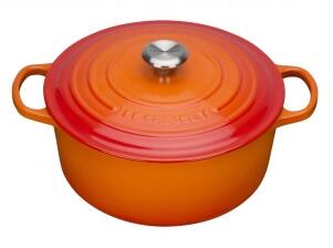 Le Creuset Bräter Signature rund in ofenrot